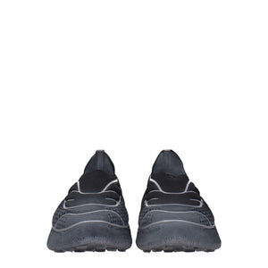 Graue Sportliche Turnschuhe aus Stoff