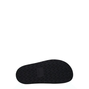 Elegante Leder-Hausschuhe in Schwarz