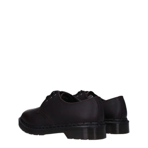 Lila Leder Oxfords und Derbies