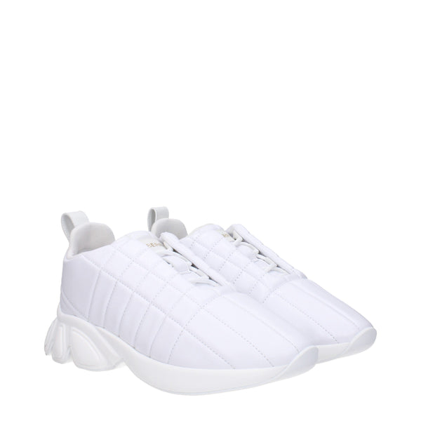 Weiße Leder-Sneakers
