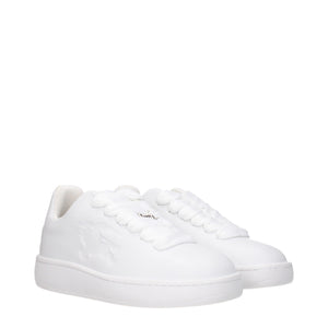 Weiße Sneakers aus Leder mit niedrigem Schaft