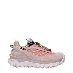Rosa Leder Sportliche Turnschuhe