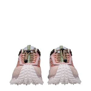 Rosa Leder Sportliche Turnschuhe