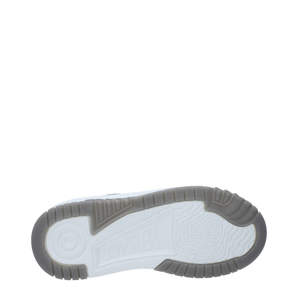 Chunky Sneakers aus weißem Leder