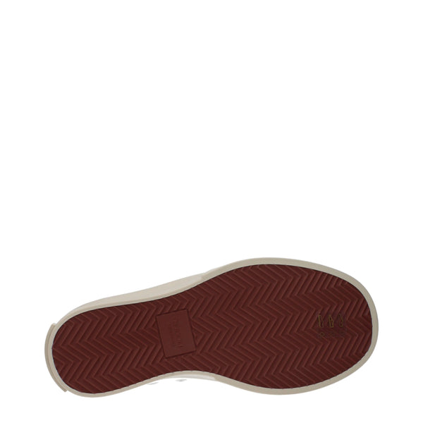 Weiße Leder-Sneaker mit niedrigem Schaft