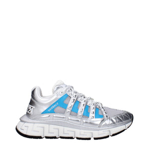 Graue Sportliche Turnschuhe aus Stoff