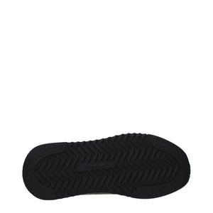 Grünes Leder Sportliche Turnschuhe