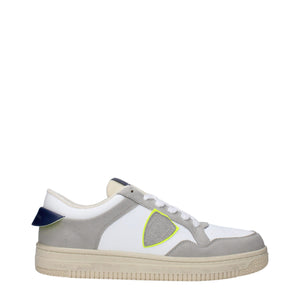 Weiße Leder-Sneakers