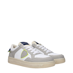 Weiße Leder-Sneakers