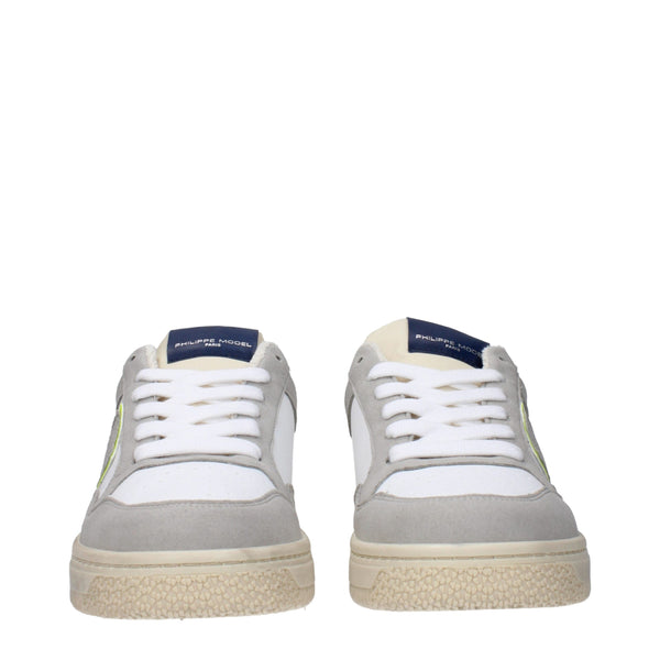 Weiße Leder-Sneakers