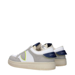 Weiße Leder-Sneakers