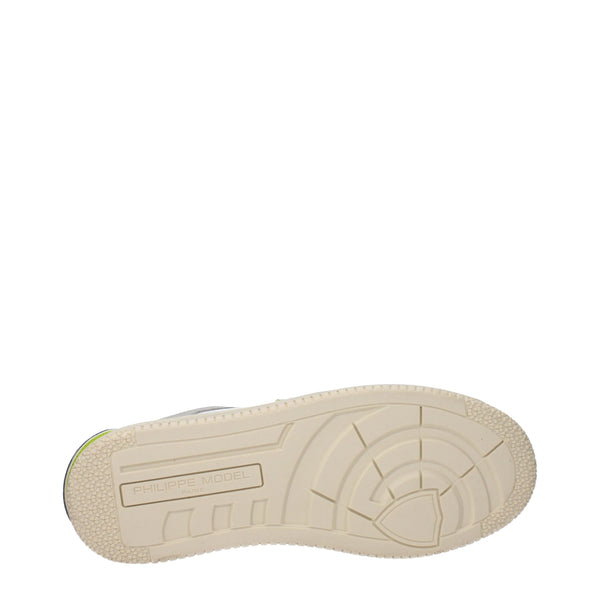 Weiße Leder-Sneakers