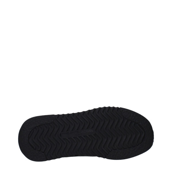 Blaue Leder Sportliche Turnschuhe
