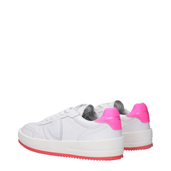 Weiße Leder-Sneakers
