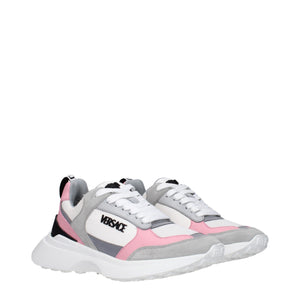 Weißer Stoff Turnschuhe