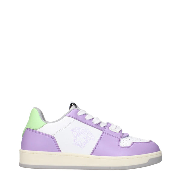Weiße Sneakers aus Leder mit niedrigem Schaft