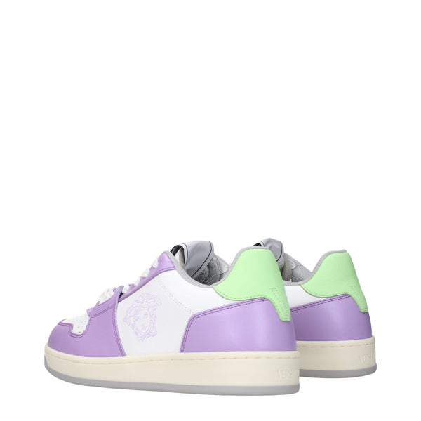 Weiße Sneakers aus Leder mit niedrigem Schaft