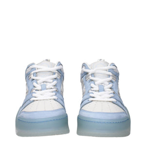 Hochwertige High-Top Sneaker aus weißem Leder