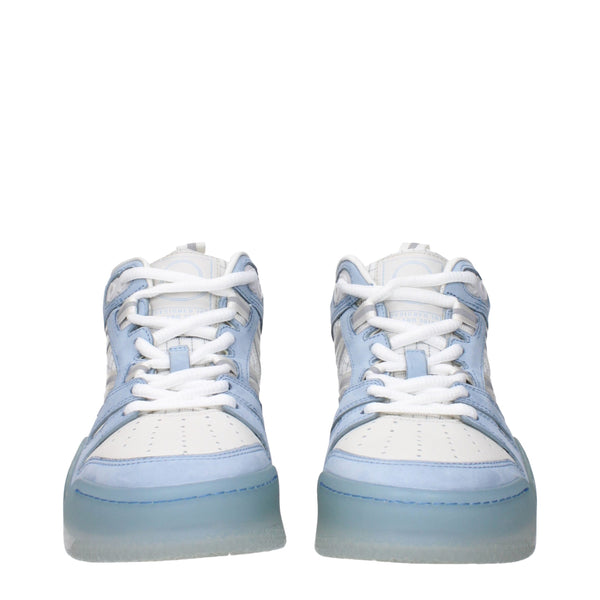 Hochwertige High-Top Sneaker aus weißem Leder