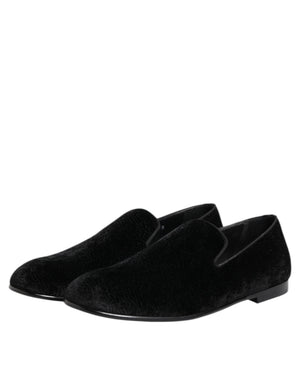 Schwarz Jacquard Loafers Formal Männer Kleid Schuhe