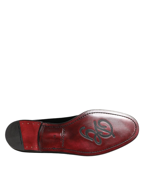 Schwarzer Samt Slip On Loafers Männer Formelle Schuhe