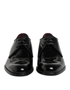 Schwarze Leder Schnürschuhe Männer Derby Formelle Schuhe
