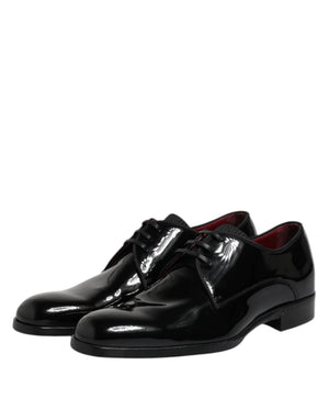 Schwarze Leder Schnürschuhe Männer Derby Formelle Schuhe