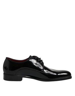 Schwarze Leder Schnürschuhe Männer Derby Formelle Schuhe