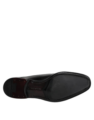 Schwarze Leder Schnürschuhe Männer Derby Formelle Schuhe