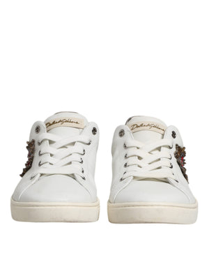Weiß Silber Sacred Heart Männer Turnschuhe Schuhe