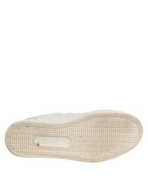 Weiß Silber Sacred Heart Männer Turnschuhe Schuhe