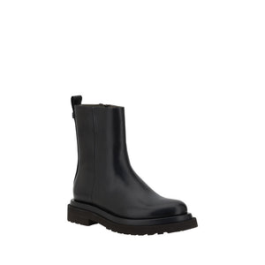 Schwarze Kalbshaut Bos Taurus Stiefeletten