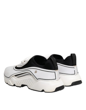 Weiß Schwarz Logo Plaque Daymaster Männer Turnschuhe Schuhe