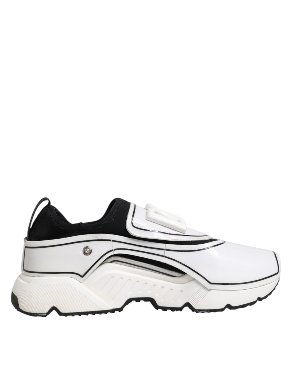 Weiß Schwarz Logo Plaque Daymaster Männer Turnschuhe Schuhe