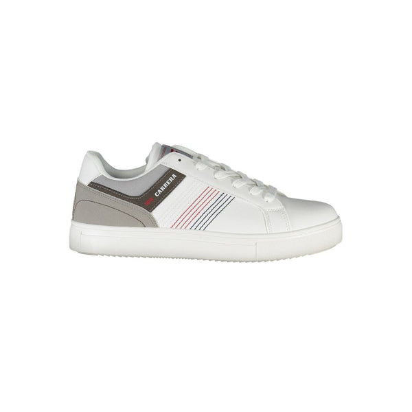 Sneaker aus weißem Polyester