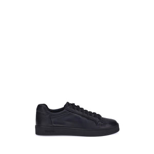 Schwarze Lamm-Sneaker Ovis Aries Aries mit niedrigem Schaft