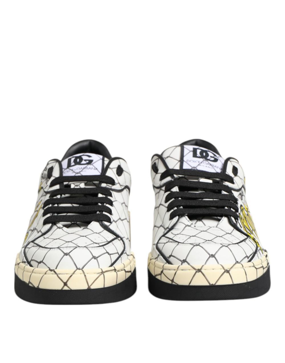 Weiß Logo Print Low Top Männer Turnschuhe Schuhe