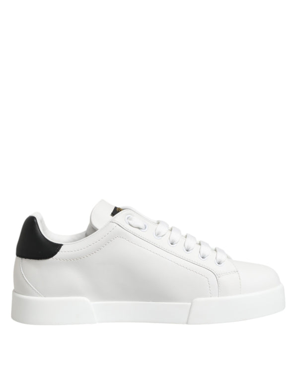 Weiß Crown Patch Portofino Männer Turnschuhe Schuhe