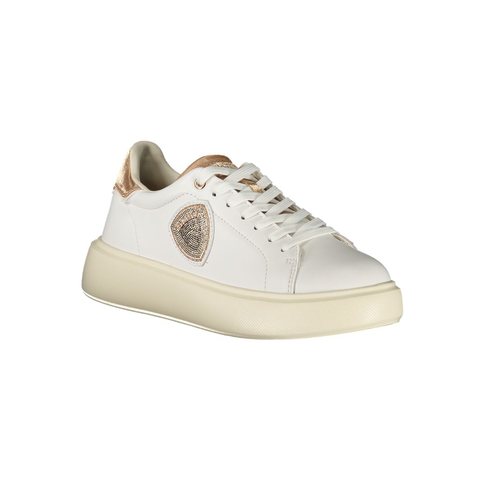 Weißes Leder Damen Sneaker