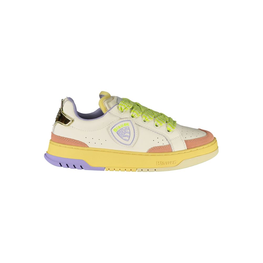 Weißes Leder Damen Sneaker