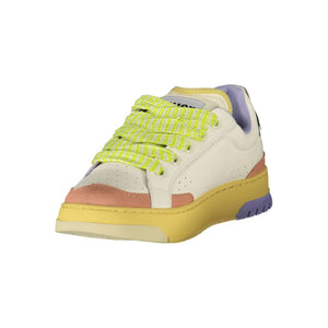 Weißes Leder Damen Sneaker