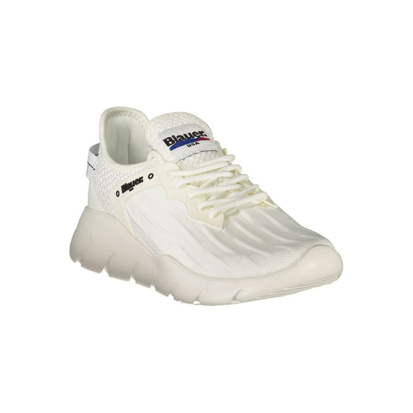 Weiß Polyester Männer Sneaker