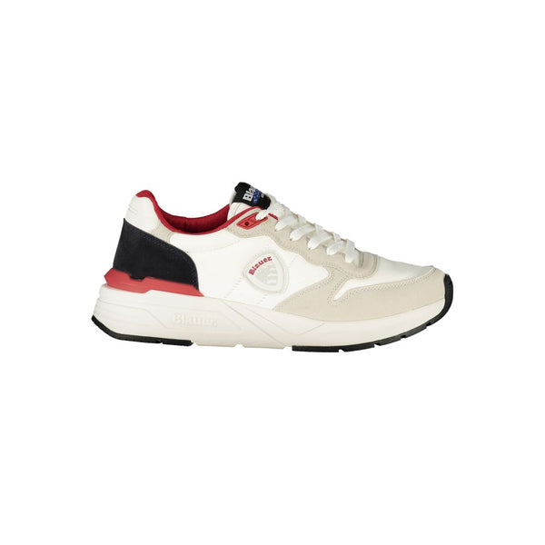 Weiß Polyester Männer Sneaker