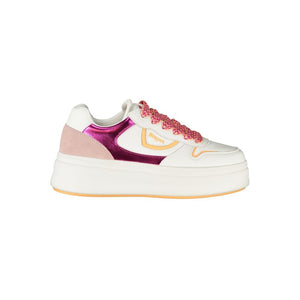 Weißes Leder Damen Sneaker