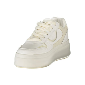 Weißes Leder Damen Sneaker