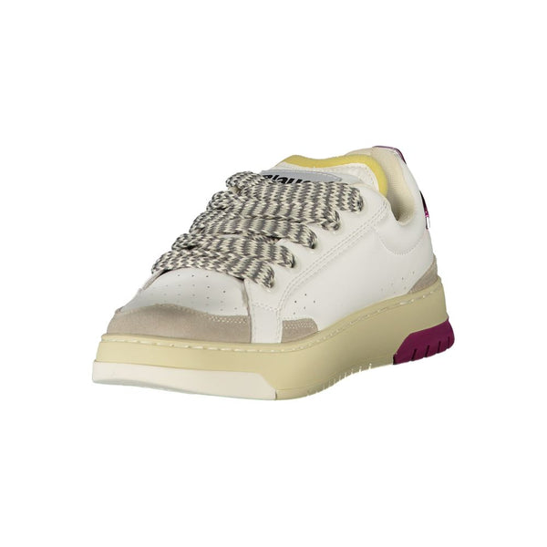 Weißes Leder Damen Sneaker