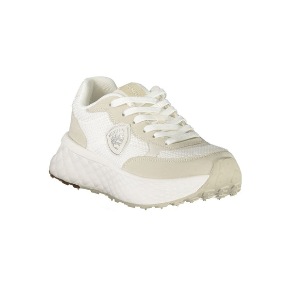 Weißer Polyester Damen Sneaker