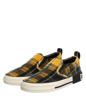 Multicolor Portofino Tartan Check Sneakers Schuhe
