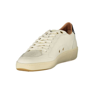 Weißes Leder Damen Sneaker