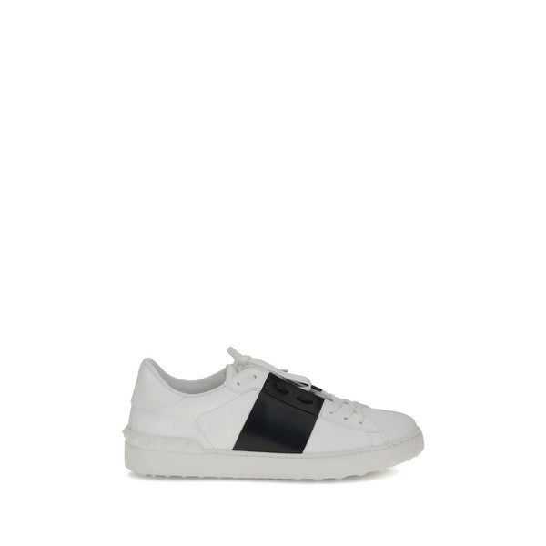 Weiße Kalbshaut Bos Taurus Sneakers mit niedrigem Schaft